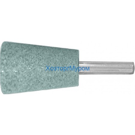 Шарошка абразивная 25х35 мм, FIT, хвостовик d=6 мм (камень, металл) цилиндр со скосом 36982