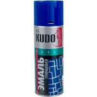 Краска эмаль аэрозоль KU-1011 Kudo, голубая 520мл.