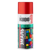 Краска эмаль аэрозоль KU-1018 Kudo, серая 520мл.