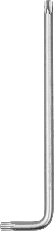 Ключ TORX 25 имбусовый удлиненный, Cr-Mo, сатинированное покрытиеr "Эксперт" Зубр 27452-25