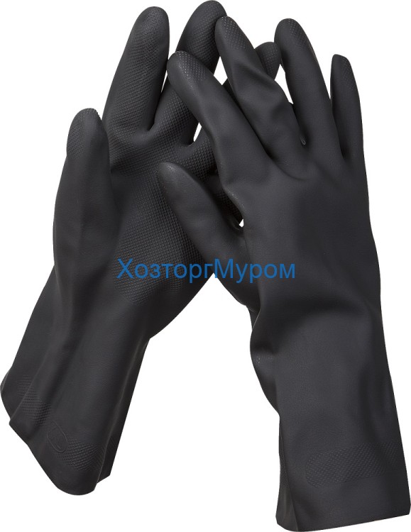 Перчатки сантехнические двухслойные с противоскользящим покрытием, размер XXL, Зубр 11269-XХL