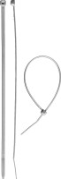 Ремешок-хомут 250 х 3,6 мм, нейлоновый, белый(стяжка кабельная) Зубр 309010-36-250