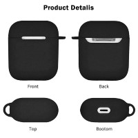 Чехол для наушников SSY Apple AirPods 1, 2 силиконовый, ассортименте