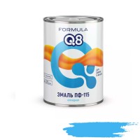 Краска эмаль ПФ-115 голубая " Formula Q8" 0,9кг