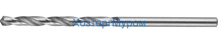 Сверло по металлу 2,5х57 мм Р6М5 классА, Проф, Зубр 4-29625-057-2.5