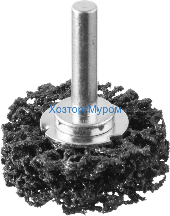 Щетка дисковая для дрели 38мм, нейлоновая проволока с абразивным покрытием, Зубр 35162-038