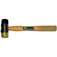Молоток-киянка 45 мм, FIT резина/пластик, деревянная ручка 45545