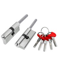 Цилиндровый механизм Fuaro D-PRO5007 Tang 105 w/k (70+10+25) CP хром 5Key без верт.