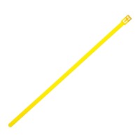 Ремешок-хомут 300 х 7,2 мм, многоразовый, желтый, нейлоновый (50) Remocolor
