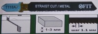 Пилка для эл.лобзика 50/76/1,1 мм, Т118AF, Bi-metal, FIT (по металлу) (2) 40971