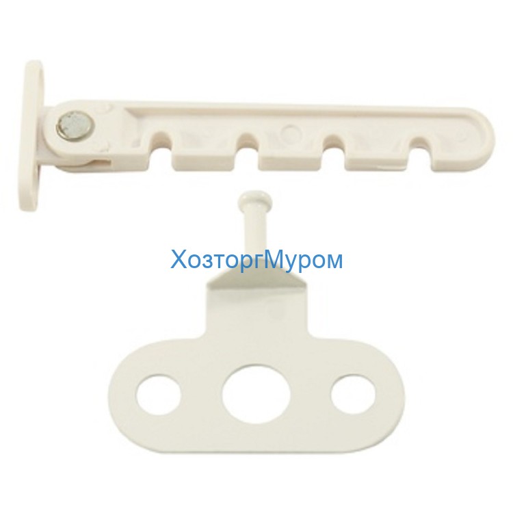 Гребенка (ограничитель) для окна пластмассовая, белая, 105 мм, ML 3060-S