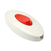 Выключатель для бра (белый/красная) на провод, Smartbuy SBE-06-S05-wr