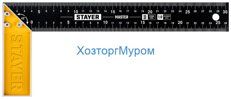 Угольник 250 мм, столярный, Stayer 3430-30
