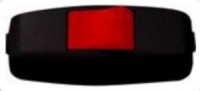 Выключатель для бра (черный/красная) на провод, Lezard 715-1121-611