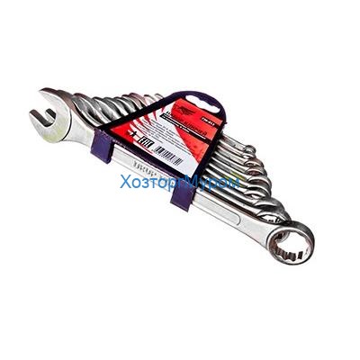 Ключи комбинированные набор 10 шт. (6 - 22 мм) оцинкованные, Falco
