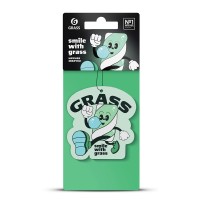Ароматизатор картонный "Смайл" мятная жвачка, Grass ST-1469