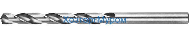 Сверло по металлу 6,7х109 мм HSS-G, сталь М2(S6-5-2), Kraftool 29650-109-6.7