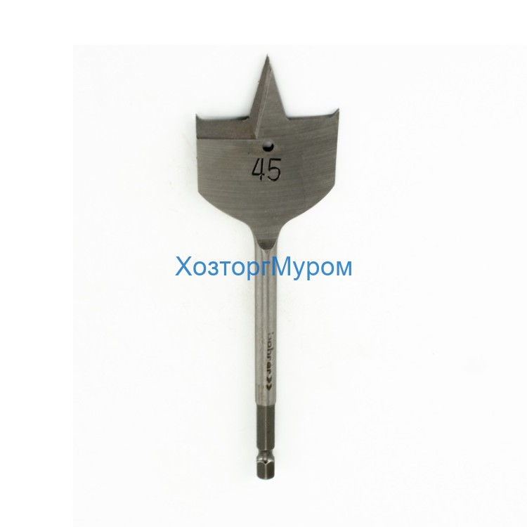Сверло 45х152мм по дереву перовое, Bohrer 31745152