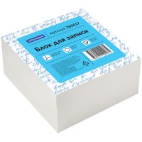 Блок для записей на склейке 8*8*4см, белый, белизна 70-80% OfficeSpace 263617