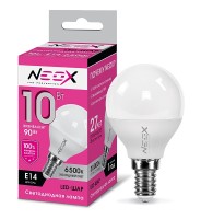 Лампа эн.сбер. NEOX LED 10W/6500/E14/230V - холодный свет шар