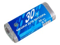 Мешки для мусора ПНД, 30л 30шт