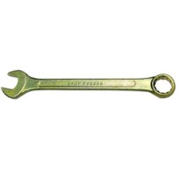 Ключ 10 мм комбинированный, желтый цинк, Сибртех 14976