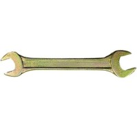 Ключ рожковый 12х13 мм, желтый цинк, Сибртех 14305