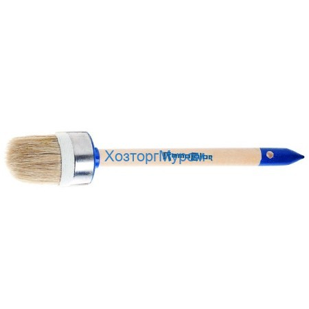 Кисть круглая № 02 (20мм) Remocolor, "ПРОФИ" деревянная ручка, пластиковые обойма и бандаж