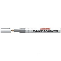 Маркер-краска белый 2мм, нитро-основа, Berlingo BMk-02100