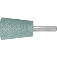 Шарошка абразивная 25х35 мм, FIT, хвостовик d=6 мм (камень, металл) цилиндр со скосом 36982