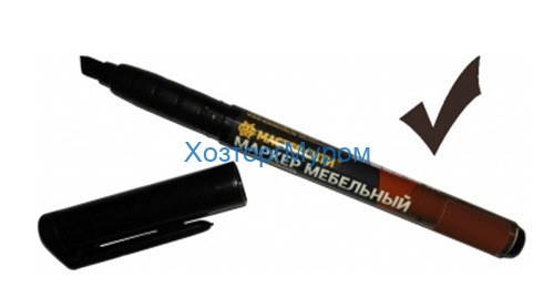 Маркер мебельный вентильный махагон, МастерСити