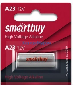 Элемент питания 23A (MN21) 12V,  алкалиновый, Smartbuy