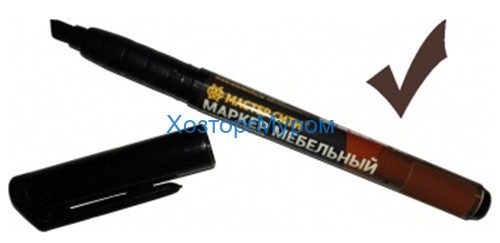 Маркер мебельный вентильный орех италия, МастерСити