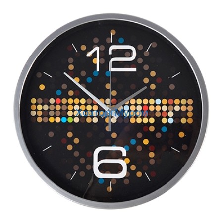 Часы настенные "Мультицвет 2" 24,5 см, пластик