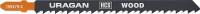 Пилка для эл.лобзика 105/132/4,0 мм, Т344D, HCS, по дереву, Uragan 159479-4 (2)