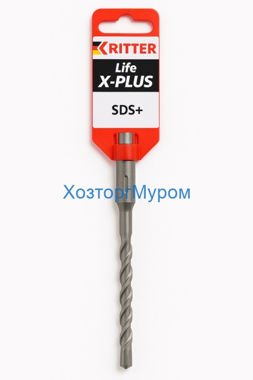 Сверло-бур 8х110/160 SDS+ Life X-Plus 4-е резца, Ritter 10408160