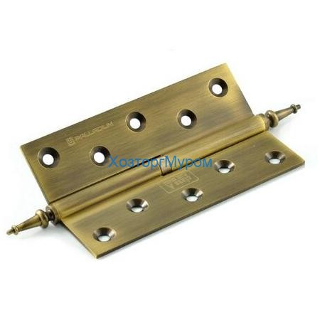 Петля PALLADIUM 610-N-5" AB левая, съемная латунь (125х75х2,5), (бронза)