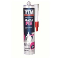 Жидкие гвозди (клей) Tytan 310 ml classic FIX, прозрачные (Клей монтажный универсальный)