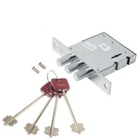 Замок врезной Avers T-47/S6-CR, сувальдный, ключ 75мм (10.01)