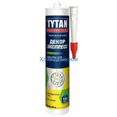 Жидкие гвозди (клей) Tytan 310 ml Декор Экспресс, белый