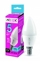 Лампа эн.сбер. NEOX LED 5W/4000/E14/220V - дневной свет свеча