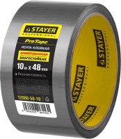 Армированная лента 48мм х 10м, универсальная, влагостойкая, серебристая Stayer 12080-50-10