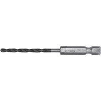 Сверло по металлу 3,0мм FIT,HSS полированное ,хвостовик под биту , инд. упаковка блистер