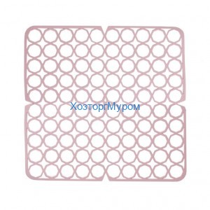 Решетка пластиковая для раковины,  квадратная 27*27см, пудра Spark Plast IS10602/15