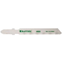 Пилка для эл.лобзика 55 мм, Т118A, CrV, по металлу, Kraftool 159551-1,2 (2)