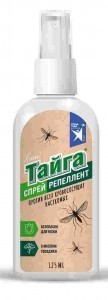 Лосьон-спрей от комаров "Тайга " 125 мл., ИН-144