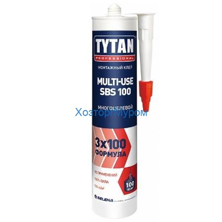 Жидкие гвозди (клей) Tytan 310 ml многоцелевой SBS 100, бежевый