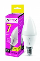 Лампа эн.сбер. NEOX LED 7W/3000/E14/220V - теплый свет свеча