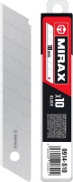 Лезвие 18мм, 7 сегментов, для ножа технического (10) Mirax 0914-S10
