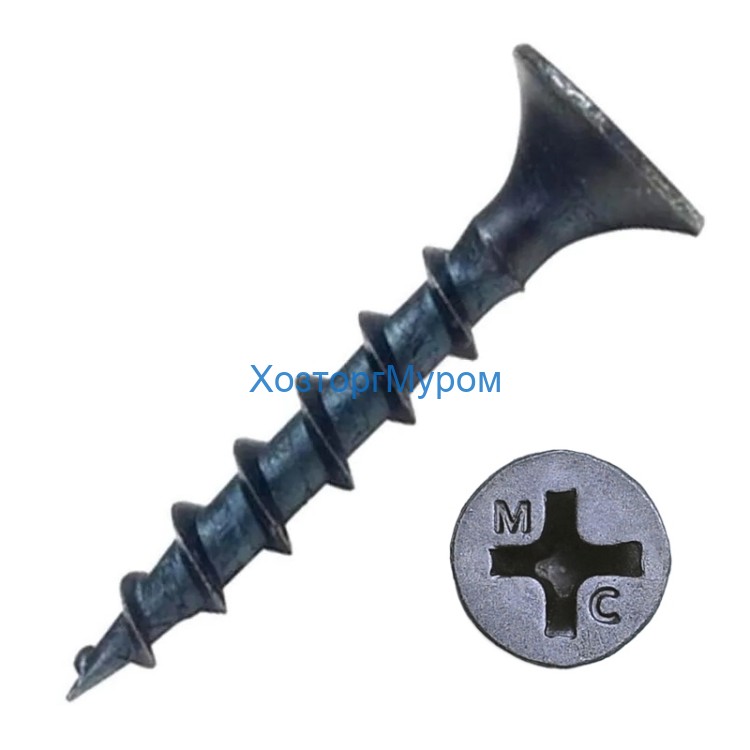 Саморез 3,5х55 СГД дерево, оксид (1,0кг) МС